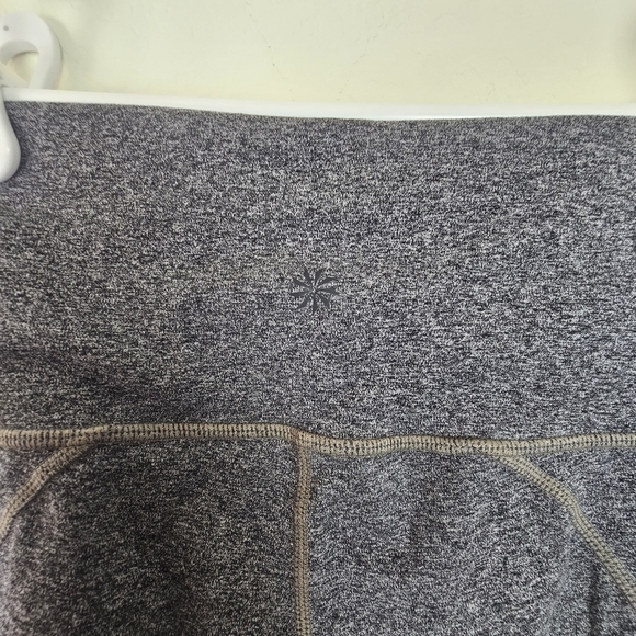 Athleta Salutation Powervita Capri Leggings Heathered Gray Size XS - Picture 4 of 11
